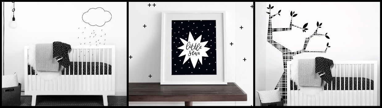 Modern Wall Decor for Nursery and Home